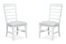 Charleston - Extendable Rectangular Dining Table With 4 Side Chairs And Server - White Dove