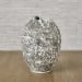 In Touch - 14" Vase - Brown / White