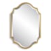 Mirror With Elegant Curves And Arches - Gold Leaf