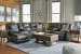 Nantahala - Slate - Left Arm Facing Chaise 7 Pc Sectional