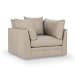 Audrey - Leather Swivel Chair - Landscape Brown