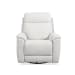 Refined - Power Swivel Gliding Recliner With Power Headrest & Lumbar - Pearl