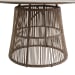 Alesso - Round Dining Table - Brown / Sand
