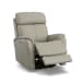 View - Power Swivel Recliner With Power Headrest - Dove