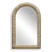 Twisted - Seagrass Arch Mirror - Woodtone