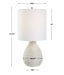 Table Lamp - Antique White