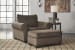 Nesso - Walnut - 2 Pc. - Chair And A Half With Ottoman