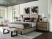 Zanzibar - Barcelona Upholstered Bed 6/6 King - Light Brown