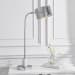 Mendel - Contemporary Desk Lamp - Pearl Silver