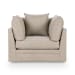 Audrey - Leather Swivel Chair - Landscape Brown