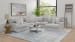 Abraxas - 6 Piece Power Reclining Sectional With Lay-Back Chaise And 1 Lay-Flat Reclining Seat (RSF Chaise) - Moonstruck