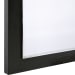 Avri - Oversized Dark Wood Mirror - Black