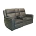 Wyatt - Power Reclining Loveseat With Console & Power Headrests & Lumbar - Dark Brown