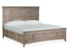 Paxton Place - California King Panel Storage Bed With 2 Small Nightstands - Dovetail Gray