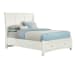 Bonanza Mansion Bed with Storage Footboard White Full