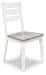 Nollicott - Whitewash / Light Gray - Dining Room Side Chair (Set of 2)