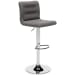 Pollzen - Gray - Tall Uph Swivel Barstool(Set of 2)