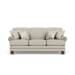Bay Bridge - Fabric Sofa, Nailhead Trim - Light Gray