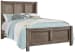 Chestnut Creek King Panel Bed Pewter (Grey)