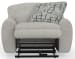 Maxwell - Power Deep Seat Lay Flat Recliner - Cream