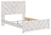 Cayboni - Whitewash - Queen Panel Bed
