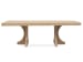 Somerset - Extendable Trestle Dining Table With 2 Side Chairs, 2 Arm Chairs, Sideboard And Curio - Butternut / White