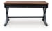 Wildenauer - Brown / Black - Home Office Desk