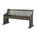 Stone - Pew Bench - Smokey Walnut