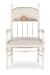 Americana - Upholstered Seat Arm Chair (Set of 2) - White