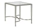 Metal Designs - Sangiovese Rectangular End Table - Pearl Silver