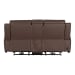 Beckham - Loveseat With Console P2 & ZG - Brown