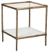 Ryandale - Antique Brass Finish - Accent Table