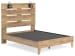 Larstin - Dark Brown - 5 Pc. - Dresser, Queen Panel Platform Bed, 2 Nightstands