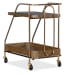 Commerce And Market - Walnut Wine and Bar Cart - Light Caramel