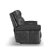 Alexander - Power Reclining Loveseat With Power Headrest & Lumbar - Weathered Stone Gray
