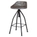 Kairu - Wooden Bar Stool - Dark Gray