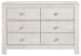 Paxberry - Whitewash - Six Drawer Dresser