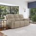 Crew - Power Reclining Sofa With Power Headrests & Lumbar - Pebble