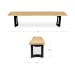Bent - Bench Extra Small - Oak / Natural