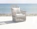 Dana - Rope Wing Chair, With Self Welt - Linen Canvas