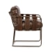 Strapling - Leather Dining Chair - Cocoa Brown