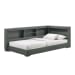 Sami - Twin Corner Bed - Gray