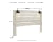 Cambeck - Whitewash - King Panel Headboard