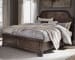 Adinton - Brown - California King Panel Bed With 2 Storage Drawers