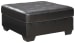 Jacurso - Charcoal - Oversized Accent Ottoman
