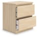 Onita - Two Drawer Night Stand - Natural