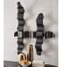Deston - Metal Wall Art (Set of 3) - Bronze
