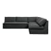 Miles - 3 Piece Outdoor Modular - Charcoal