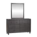 Cottage View - Dresser & Mirror - Dark Gray