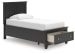 Lanolee - Twin Panel Storage Bed - Black
